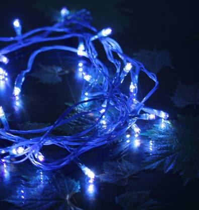 Home Delight 130 inch Blue Rice Lights  (Pack of 5)