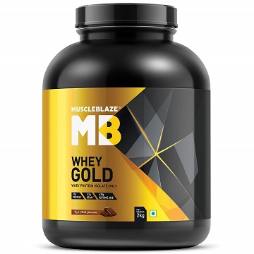 MuscleBlaze Whey Gold 100% Whey Protein Isolate, 2 kg