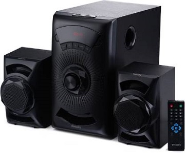 Philips 40 W Bluetooth Home Theatre  (Black, 2.1 Channel)