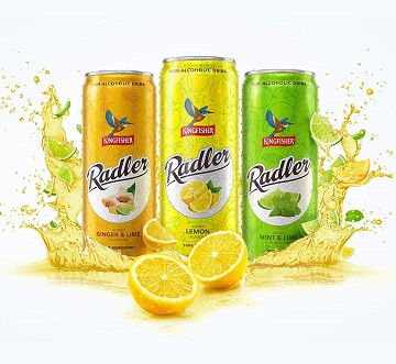 KingFisher Radler Celebration Gift Pack with All Flavours (Pack of 5)