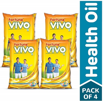 Fortune Vivo Oil, 1 L (Pack of 4)