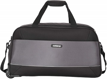 American Tourister Polyester 57 cms Black Travel Duffle