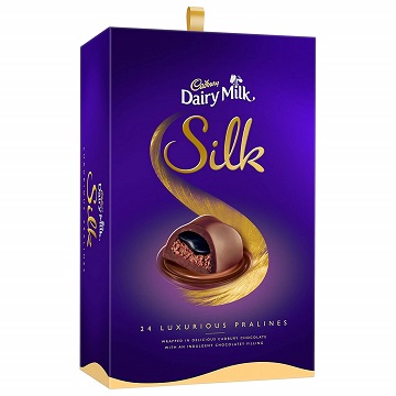 Cadbury Dairy Milk Silk Pralines Chocolate Gift Box, 240g