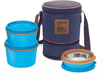 Milton Flexi 3 Containers Lunch Box  (1050 ml)