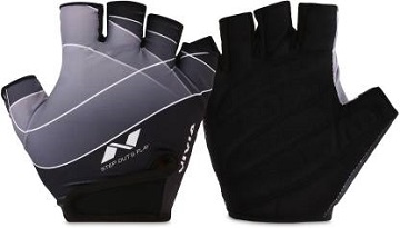 Nivia Crystal Gym & Fitness Gloves  (Grey)