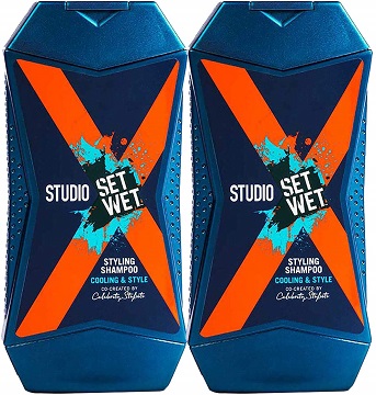 Set Wet Studio X Styling Shampoo For Men – 180 ml (Pack of 2)