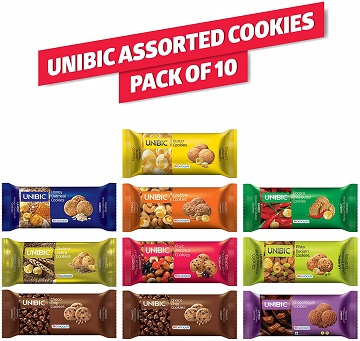 Unibic Assorted Cookies, 75g (Pack of 10)