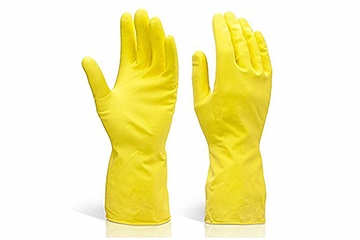 DeoDap Cleaning Gloves Reusable Rubber Hand Gloves