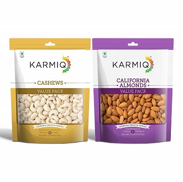 Karmiq Nuts Combo, 900g (Almonds & Cashew)