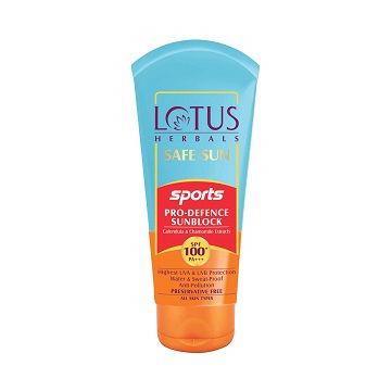Lotus Herbals Sports Sunblock Spf 100+ Pa+++, 80 g