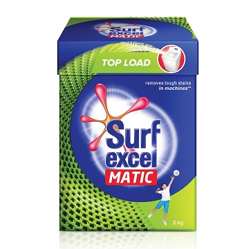 Surf Excel Matic Top Load Detergent Powder, 2 kg