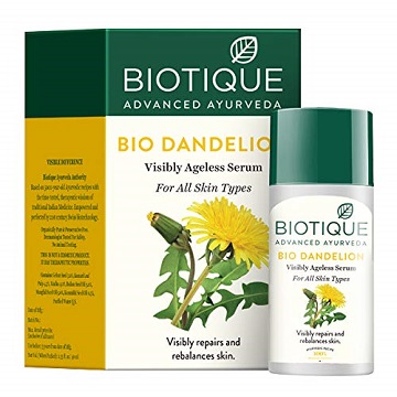 Biotique Bio Dandelion Visibly Ageless Serum, 40 ml