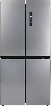 Midea 544 L Frost Free Side by Side Refrigerator with Four Doors