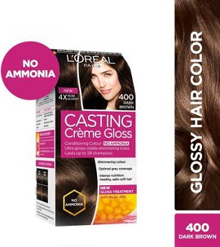 L’Oreal Paris Casting Creme Gloss , Dark Brown 400