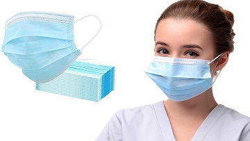 Fitness Mantra 3 Ply Non Woven Fabric Surgical Mask – 150 Mask