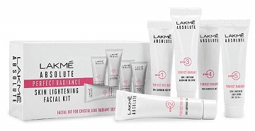 Lakme Absolute Perfect Radiance Facial Kit, 8 g (Pack of 5)