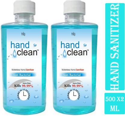 TEJ Hand Sanitizer Bottle  (2 x 500 ml)