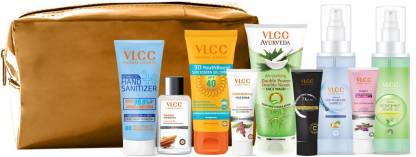 VLCC Nourish & Shine Kit with Pouch  (9 Items in the set)