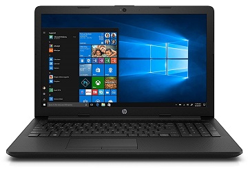 HP 15 10th Gen Intel Core i3 15.6-inch FHD Laptop (i3-10110U-8GB-1TB-Win 10-MS Office-Jet Black1.85kg)