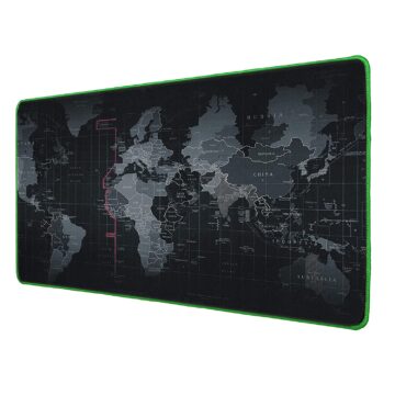 RiaTech Extended World Map Print Gaming Mouse Pad (600 x 300 x 2mm)