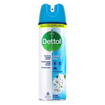 Dettol Disinfectant Spray Sanitizer for Hard & Soft Surfaces – 225ml