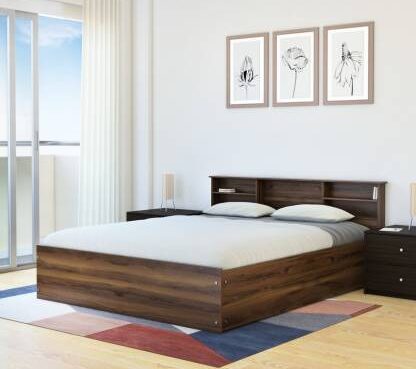 Flipkart Perfect Homes Opus Engineered Wood King Box Bed
