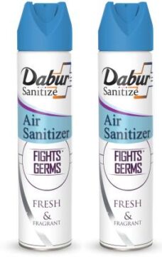 Dabur Sanitize Air Sanitizer – Blue Spray  (2 x 240 ml)