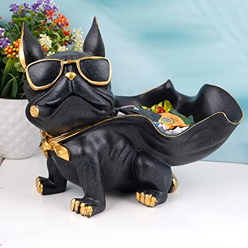 Zart Resin Dog Showpiece For Home Decor Showpiece (7.5 Inch), Multi Colour